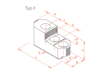 InoFlex harte umkehrbare Aufsatzbacken