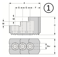 Geh&amp;#228;rtete umkehrbare Stufenbacken