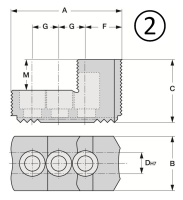 Geh&amp;#228;rtete umkehrbare Stufenbacken