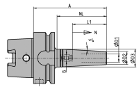 HSK-A Schrumpffutter TSF