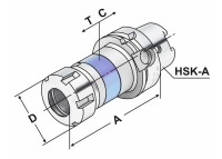 HSK-A Synchro Gewindeschneidfutter Standard