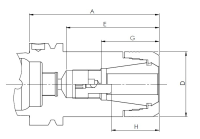 Standardausf&amp;#252;hrung f&amp;#252;r HPC Spannmuttern