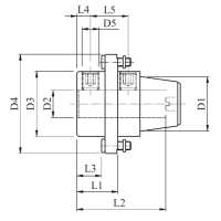 Porte-outils pour barres d&amp;#39;al&amp;#233;sage type 08