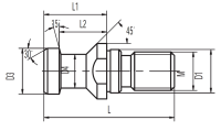 DIN69872 A mit Bohrung