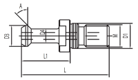 MAS-BT 30&amp;#176;/Typ 2 mit Bohrung