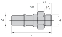 K-GT-A Embouts filetage m&amp;#226;le